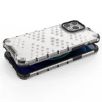 Honeycomb Case Armor Cover With Tpu Bumper For Transparent Kryt iPhone 13 Pro Max