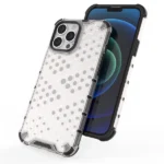 Honeycomb Case Armor Cover With Tpu Bumper For Transparent Kryt iPhone 13 Pro Max