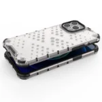 Honeycomb Case Armor Cover With Tpu Bumper For Transparent Kryt iPhone 13 Pro Max