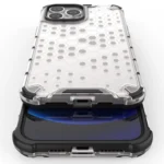 Honeycomb Case Armor Cover With Tpu Bumper For Transparent Kryt iPhone 13 Pro Max