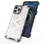 Honeycomb Case Armor Cover With Tpu Bumper For Transparent Kryt iPhone 13 Pro Max