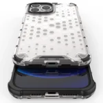 Honeycomb Case Armor Cover With Tpu Bumper For Transparent Kryt iPhone 13 Pro Max