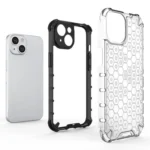 Honeycomb Case For Armored Hybrid Cover Black Kryt iPhone 14