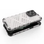 Honeycomb Case For Armored Hybrid Cover Black Kryt iPhone 14 Pro Max