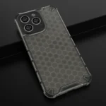 Honeycomb Case For Armored Hybrid Cover Black Kryt iPhone 14 Pro Max