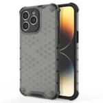 Honeycomb Case For Armored Hybrid Cover Black Kryt iPhone 14 Pro Max