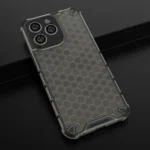 Honeycomb Case For Armored Hybrid Cover Black Kryt iPhone 14 Pro Max