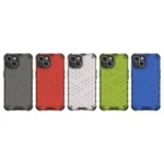 Honeycomb Case For Armored Hybrid Cover Blue Kryt iPhone 14