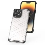 Honeycomb Case For Armored Hybrid Cover Blue Kryt iPhone 14 Pro