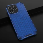 Honeycomb Case For Armored Hybrid Cover Blue Kryt iPhone 14 Pro Max