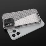 Honeycomb Case For Armored Hybrid Cover Transparent Kryt iPhone 14 Pro
