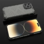 Honeycomb Case For Armored Hybrid Cover Transparent Kryt iPhone 14 Pro Max