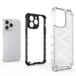 Honeycomb Case For Armored Hybrid Cover Transparent Kryt iPhone 14 Pro Max