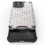 Honeycomb Case For Armored Hybrid Cover Transparent Kryt iPhone 14 Pro Max