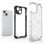 Honeycomb Case For Plus Armored Hybrid Cover Transparent Kryt iPhone 14 Plus