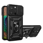 Hybrid Armor Camshield Case For Armored Case With Camera Cover Black Kryt iPhone 14 Pro