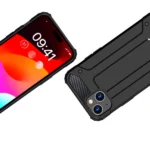 Hybrid Armor Case - Black Kryt iPhone 15