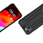 Hybrid Armor Case - Black Kryt iPhone 15