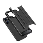 Hybrid Armor Case - Black Kryt iPhone 15 Pro