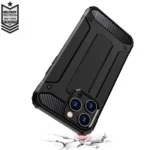 Hybrid Armor Case - Black Kryt iPhone 15 Pro