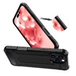 Hybrid Armor Case Black Kryt iPhone 16 Pro Max