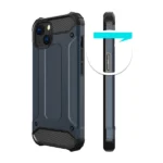 Hybrid Armor Case For Armored Hybrid Cover Blue Kryt iPhone 14