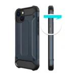 Hybrid Armor Case For Plus Armored Hybrid Cover Blue Kryt iPhone 14 Plus