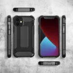 Hybrid Armor Case Tough Rugged Cover For Black Kryt iPhone 12 Pro Max