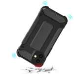 Hybrid Armor Case Tough Rugged Cover For Black Kryt iPhone 12 Pro Max