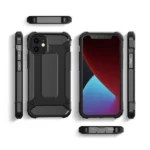 Hybrid Armor Case Tough Rugged Cover For Black Kryt iPhone 12 Pro Max