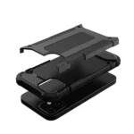 Hybrid Armor Case Tough Rugged Cover For Black Kryt iPhone 12 Pro Max