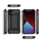 Hybrid Armor Case Tough Rugged Cover For Black Kryt iPhone 12 Pro Max