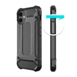 Hybrid Armor Case Tough Rugged Cover For Black Kryt iPhone 12 Pro Max