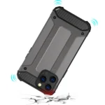 Hybrid Armor Case Tough Rugged Cover For Black Kryt iPhone 13 Pro