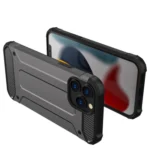 Hybrid Armor Case Tough Rugged Cover For Black Kryt iPhone 13 Pro Max