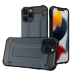 Hybrid Armor Case Tough Rugged Cover For Blue Kryt iPhone 13 Pro Max