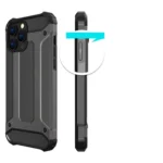 Hybrid Armor Case Tough Rugged Cover For Blue Kryt iPhone 13 Pro Max