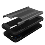 Hybrid Armor Case Tough Rugged Cover For Silver Kryt iPhone 13 Pro