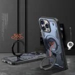 Hybrid Armor Trendy Case With MagSafe Blue Kryt iPhone 16 Pro