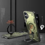 Hybrid Armor Trendy Case With MagSafe Green Kryt iPhone 16 Plus