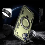 Hybrid Armor Trendy Case With MagSafe Green Kryt iPhone 16 Plus