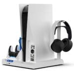 iPega P5S028 All-in-One Nabíjecí Stojan s Chlazením pro PS5/PS5 Slim/PS5 Pro Black