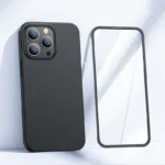 Joyroom 360 Full Case Front And Back Cover + Tempered Glass Screen Protector Black (Jr-Bp928 Black) iPhone 13 Pro Max