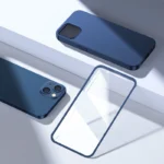 Joyroom 360 Full Case Front And Back Cover + Tempered Glass Screen Protector Blue (Jr-Bp927 Blue) iPhone 13