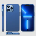 Joyroom 360 Full Case Front And Back Cover + Tempered Glass Screen Protector Blue (Jr-Bp935 Blue) iPhone 13 Pro