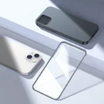 Joyroom 360 Full Case Front And Back Cover + Tempered Glass Screen Protector Grey (Jr-Bp927 Tranish) iPhone 13