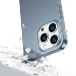 Joyroom 360 Full Case Front And Back Cover + Tempered Glass Screen Protector Grey (Jr-Bp935 Tranish) iPhone 13 Pro