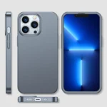 Joyroom 360 Full Case Front And Back Cover + Tempered Glass Screen Protector Grey (Jr-Bp935 Tranish) iPhone 13 Pro