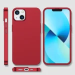 Joyroom 360 Full Case Front And Back Cover + Tempered Glass Screen Protector Red (Jr-Bp927 Red) iPhone 13