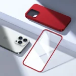 Joyroom 360 Full Case Front And Back Cover + Tempered Glass Screen Protector Red (Jr-Bp928 Red) iPhone 13 Pro Max